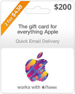 $200 Apple Gift Card - Email Delivery