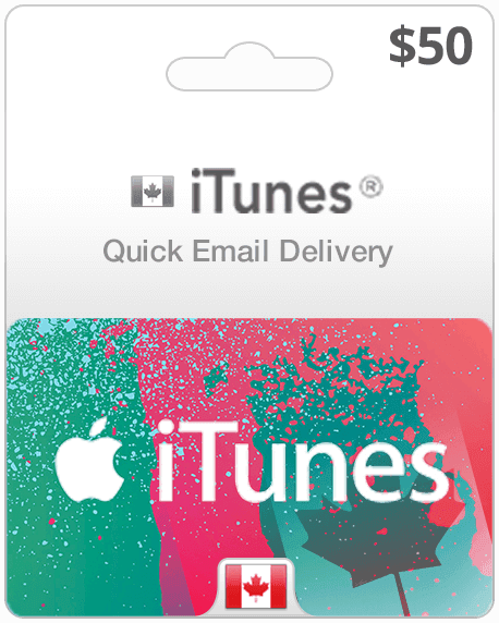 Canadian iTunes Gift Cards