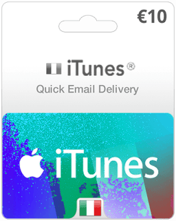 $10 Italy iTunes Gift Card (Email Delivery)