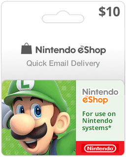 $10 Nintendo Eshop for Wii U and 3DS (Email Delivery)