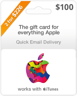 $100 Apple Gift Card - Email Delivery