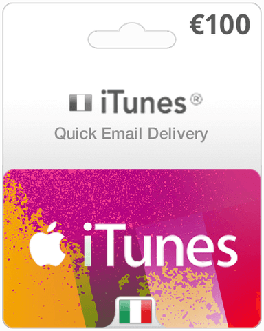 $100 Italy iTunes Gift Card (Email Delivery)