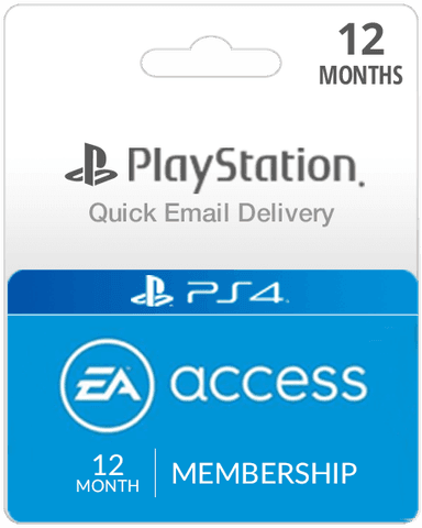 12 Month EA Access Digital Code - Playstation PS4 (Email Delivery)