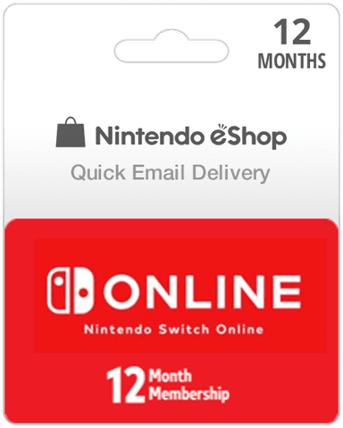 12 Month Nintendo Switch Online Membership