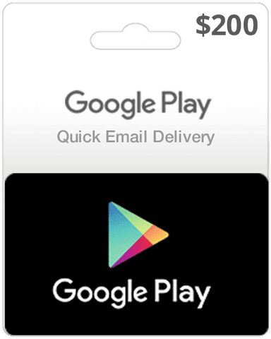 $200 Google Play (Email Delivery)