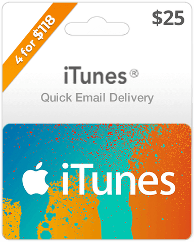 $25 USA iTunes Gift Card (Email Delivery)