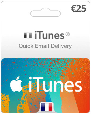 $25 France iTunes Gift Card (Email Delivery)