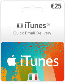 $25 Italy iTunes Gift Card (Email Delivery)