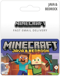 $26.95 Minecraft PC and Mac Software Card (Email Delivery)