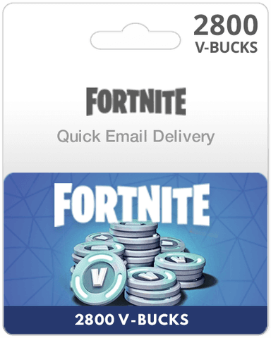 2800 Fortnite V-Bucks Card - Email Delivery