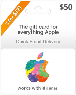$50 Apple Gift Card - Email Delivery