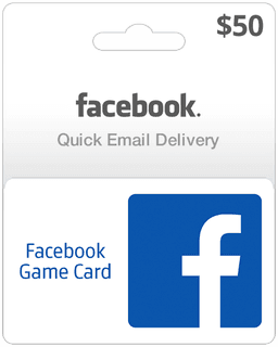 $50 Facebook Gift Card for Games and Apps (Email Delivery)