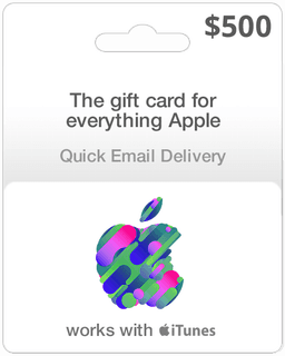 $500 Apple Gift Card - Email Delivery