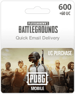 600UC PUBG Mobile Gift Card - Email Delivery